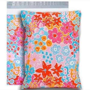 Ten Floral Poly Mailers - 6x9